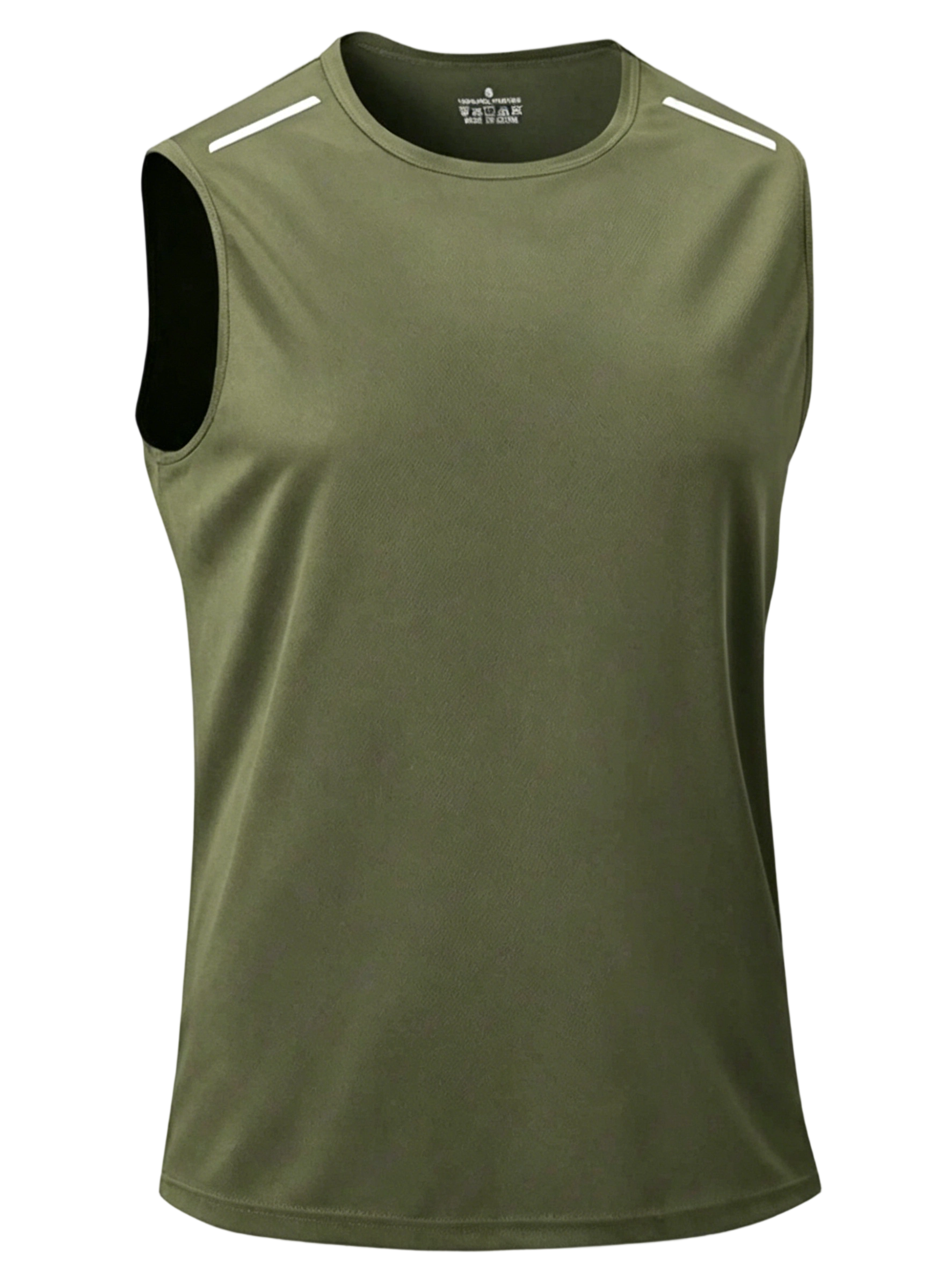 10-Pack Quick-Dry Sleeveless Sports Vest with Reflective Shoulder Strips
