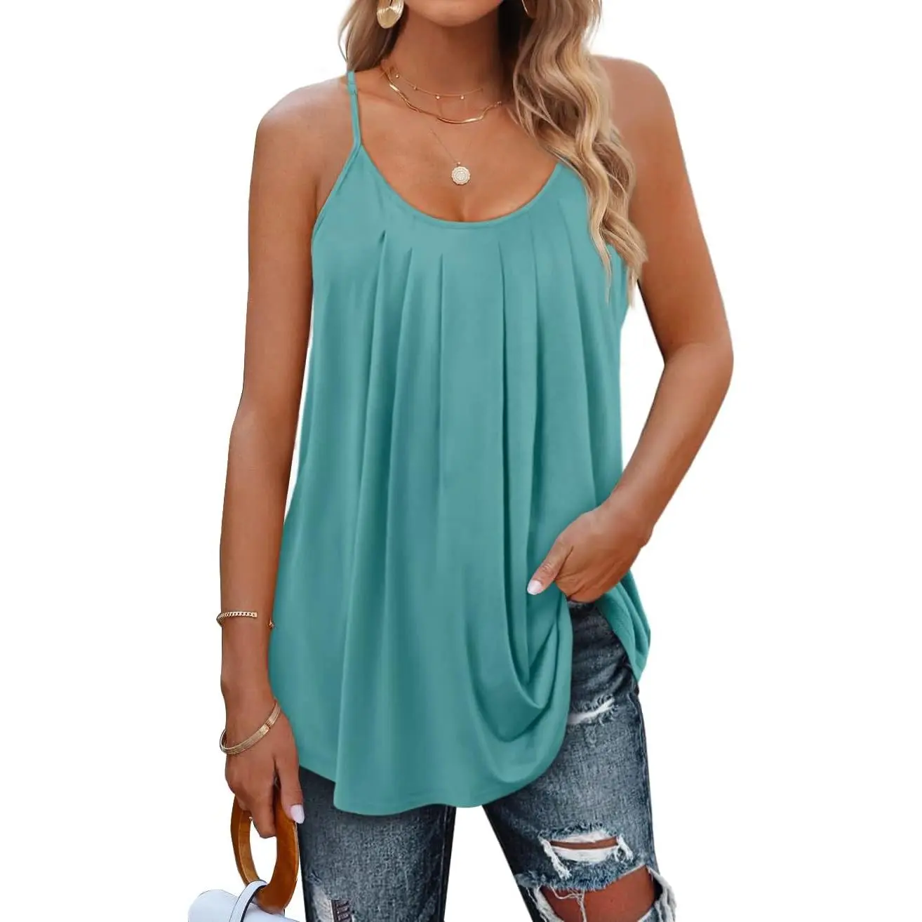 Summer SwimWeek Tank Tops for Women Vacation Outfits 2026 Fashion Trendy Clothes