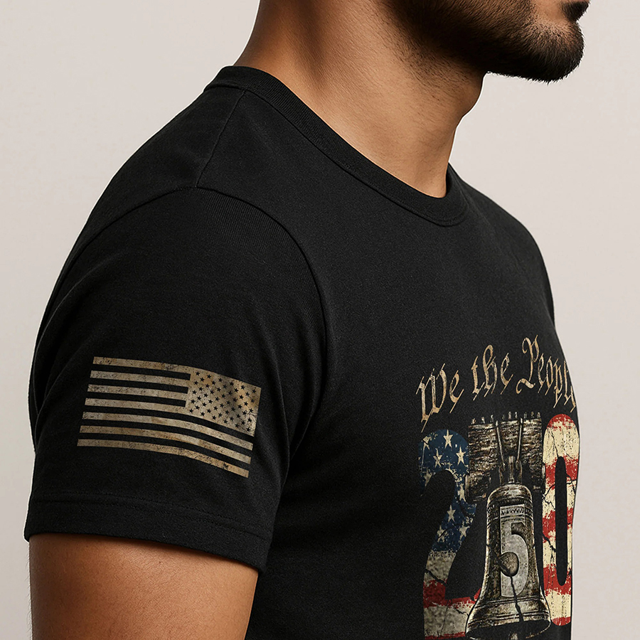 USA 250th Anniversary Shirt 1776-2026 Liberty Bell We The People Patri