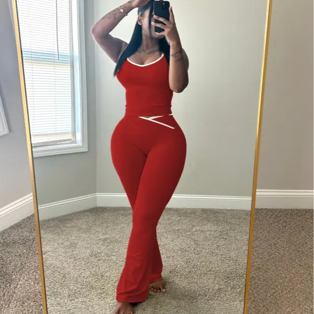 Women's Sleeveless Gym YogaOutfit