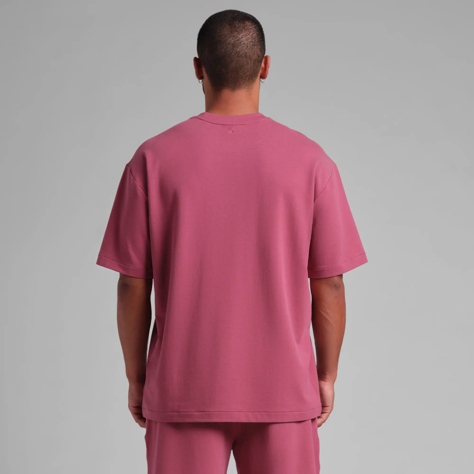 Men's Micro French Terry Oversized T-Shirt Fabric Top