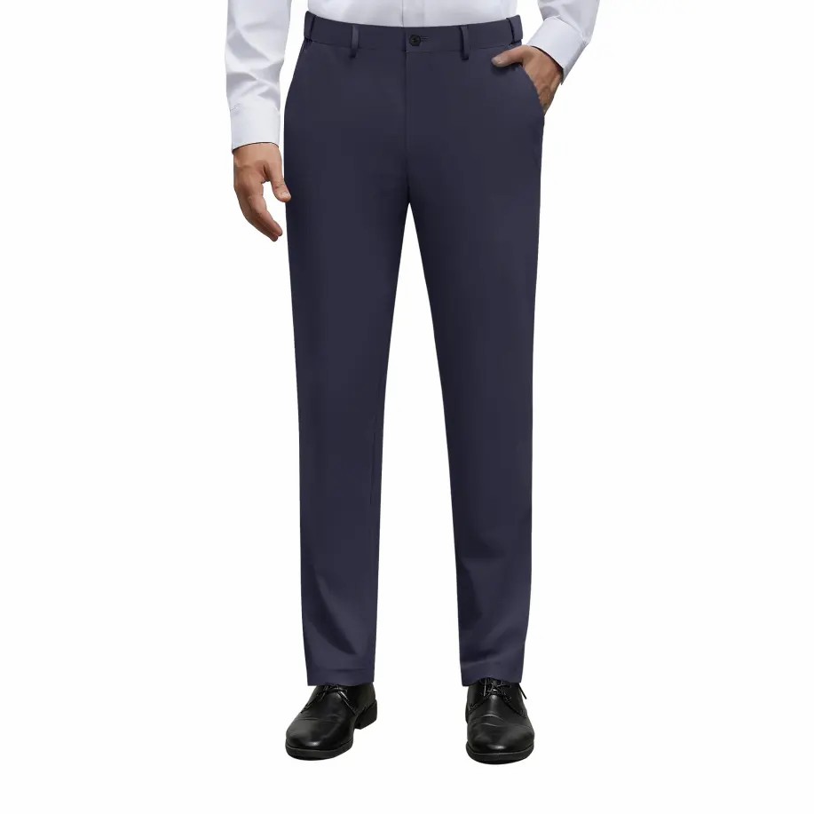 Men’s Stretch Dress Pants – Wrinkle-Free, Expandable Waist, Lightweight Golf & Business Casual Trousers
