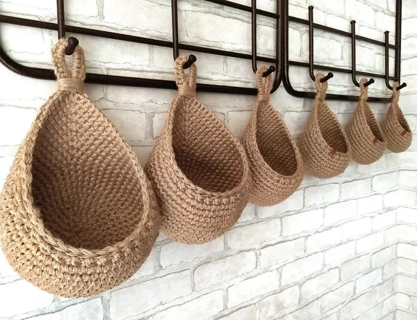 Hanging Wall Vegetable Fruit Baskets For Kitchen, Potato Garlic Onion Hanging
