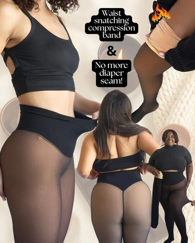Magic Fleece Lined Compression Leggings oversize