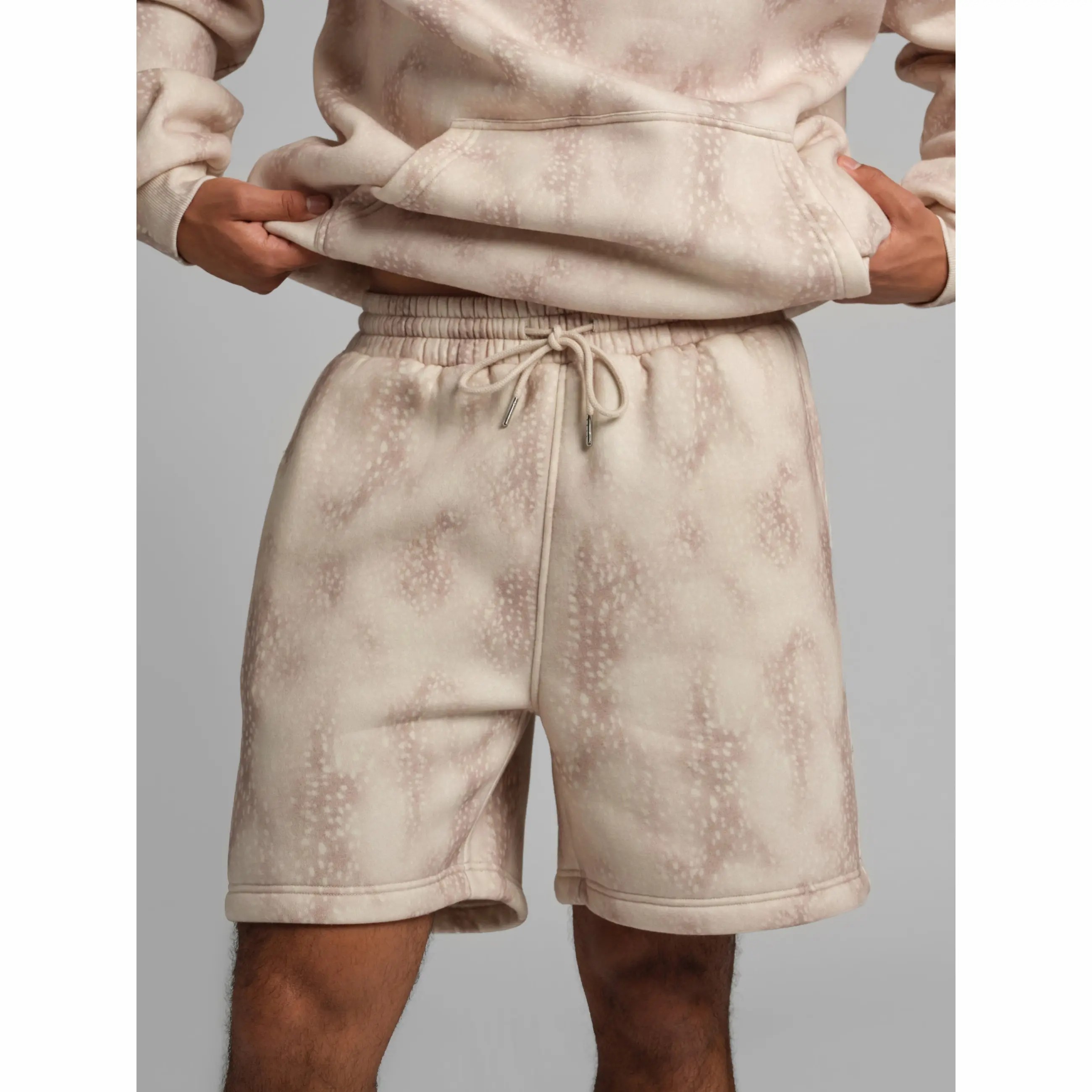 Unisex Basic Fleece Short – Cozy Lightweight Loungewear with Adjustable Drawstring Waist