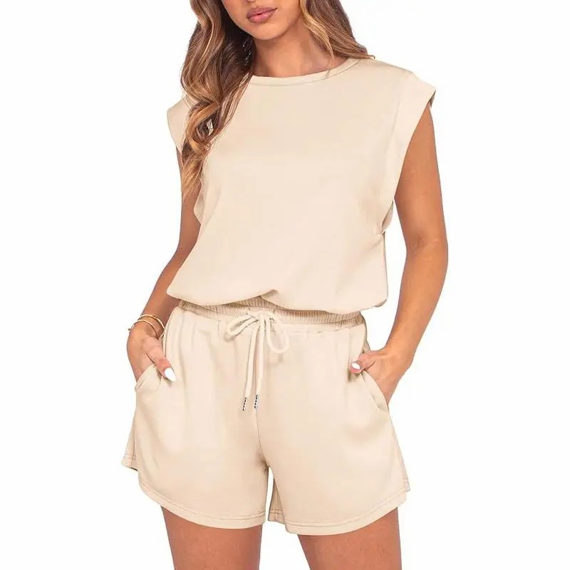 🌞 Adjustable Waist Utility Summer Romper