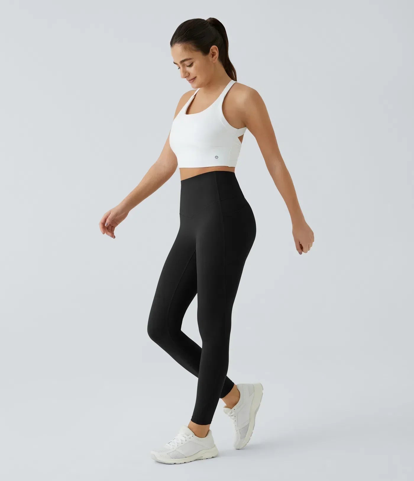🔥High Waisted Waist Shaping Pocket Shaping Training Leggings