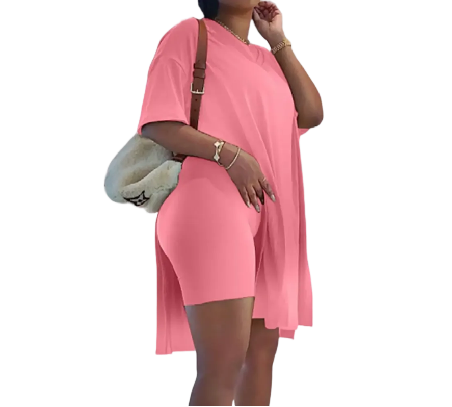 Women's Spring Summer Hooded Top & Lounge Pants Set