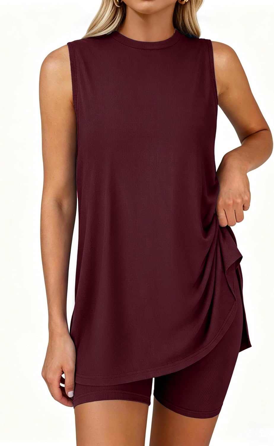 2 Piece Short Sets for Women Summer Matching Lounge Sets Resort Airport Travel Loungewear 2026 Fashion Outfits