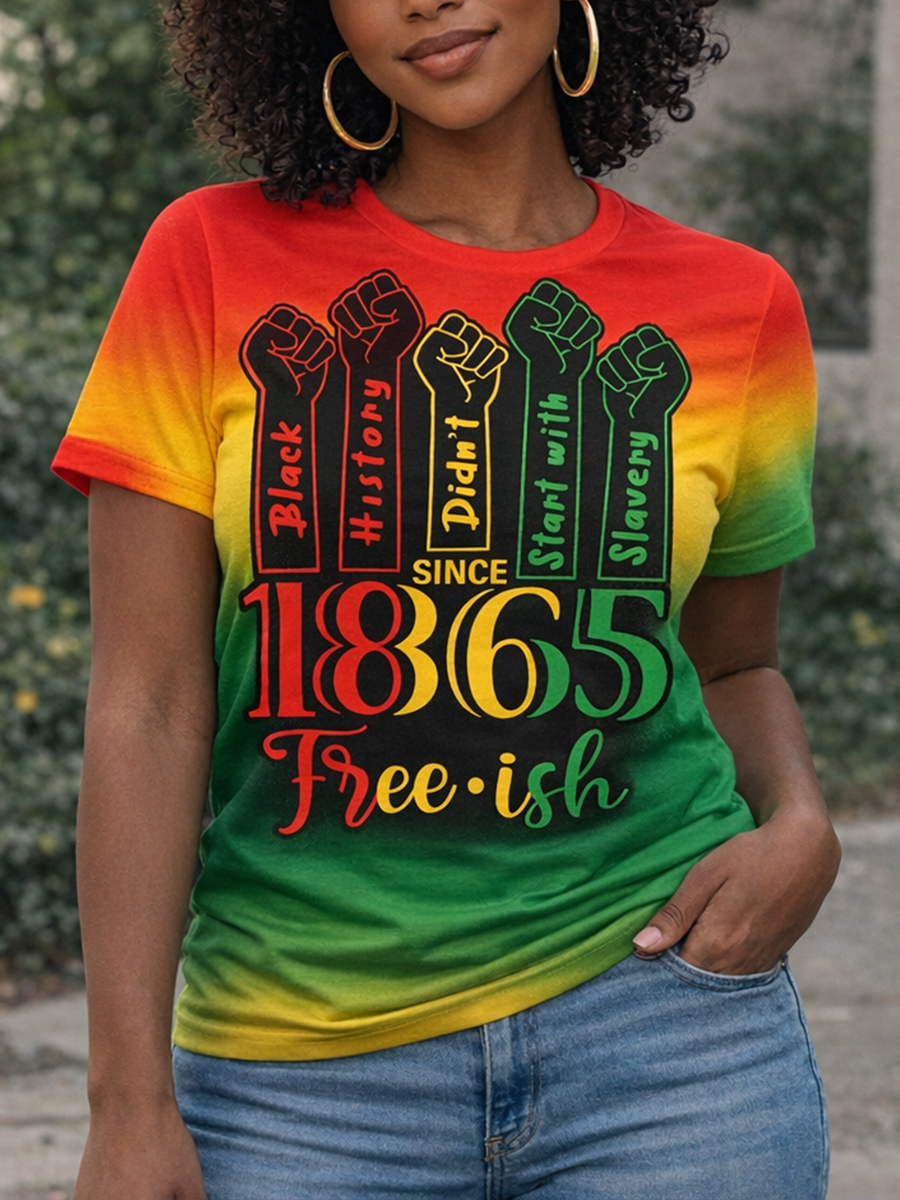 Juneteenth 1865 T-Shirt: Black Culture Freedom Day Tee