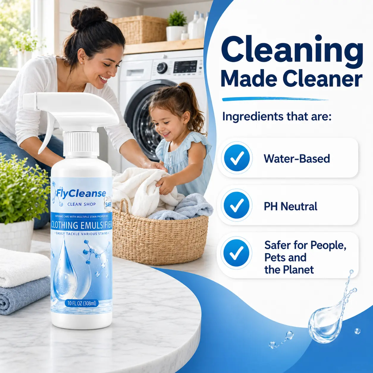 Stain and Food Residue Cleaning Spray—An Essential for Home Cleaning and Care