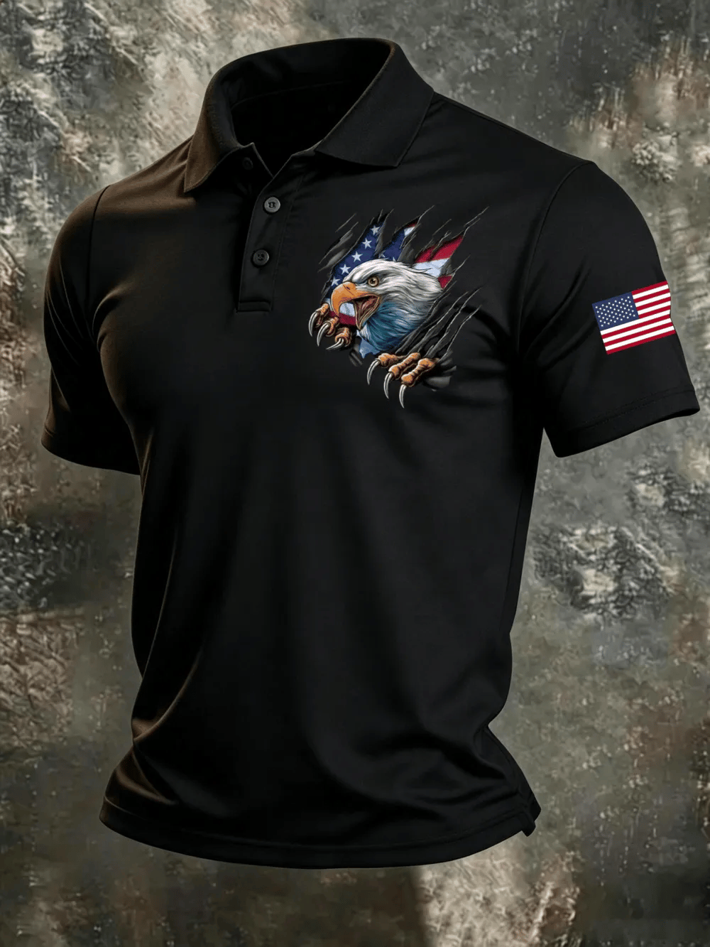Men's 250Th Anniversary American Casual Short-Sleeve Polo Shirt