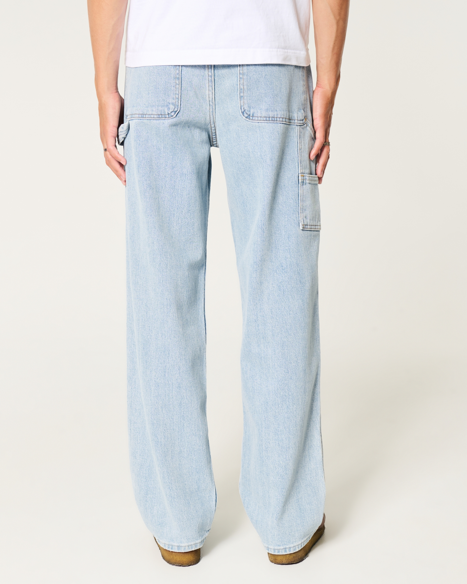 Light Wash Baggy Jeans