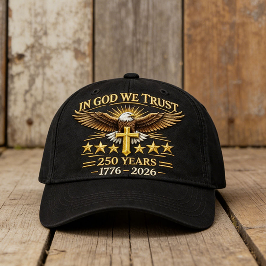 American Eagle Cross Anniversary Cap