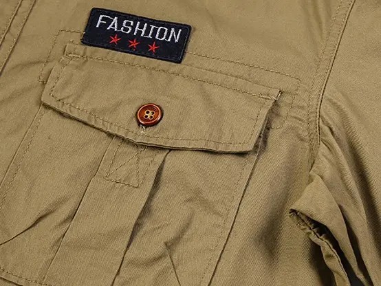 💪Men’s casual pure cotton work short-sleeve shirt