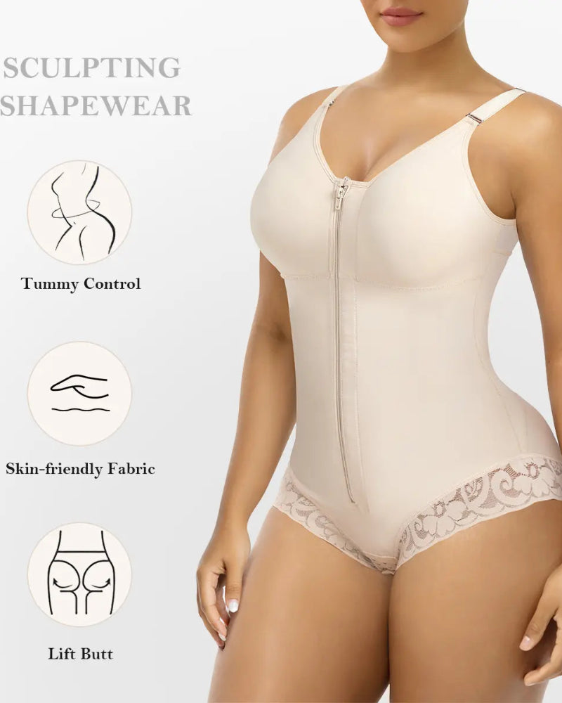 Colombian Overbust Shapewear Tummy Control Brief for Women