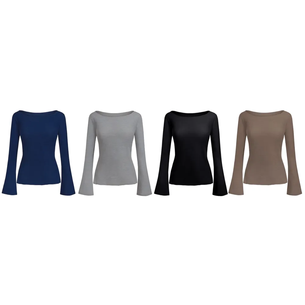 Lightweight Long Sleeve Blouse For Women