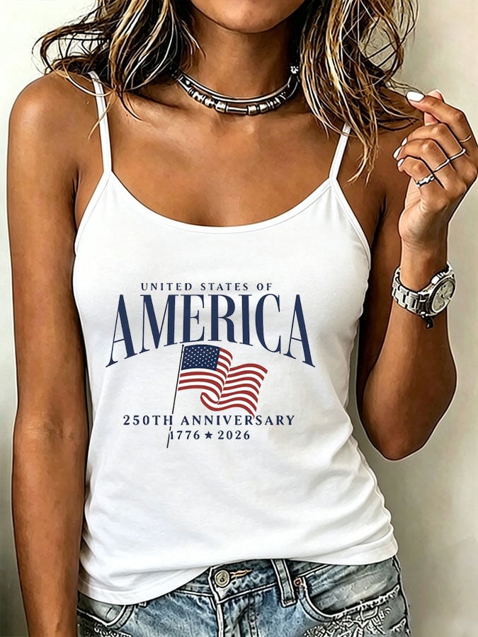 Women's Pride Moon Print Casual Camisole