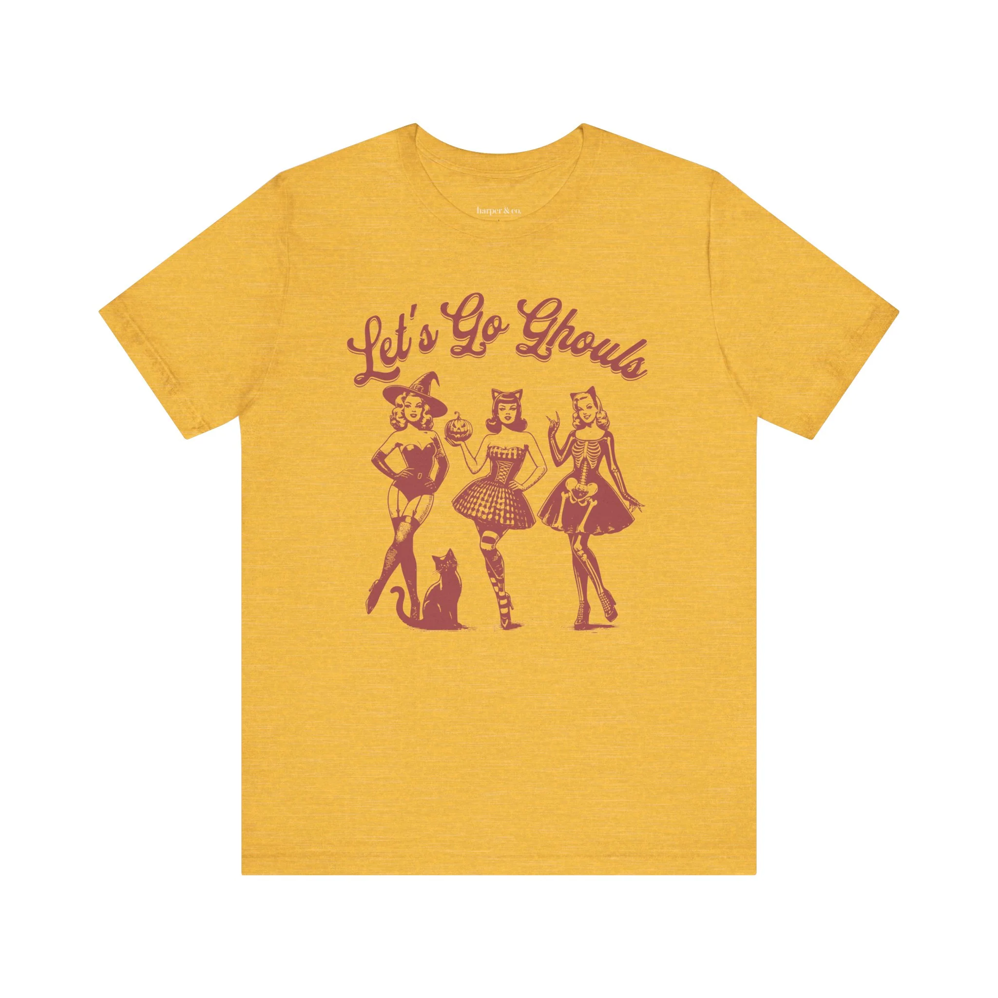 Let's Go Ghouls Bella Canvas Unisex Jersey T-Shirt - Multiple Colors