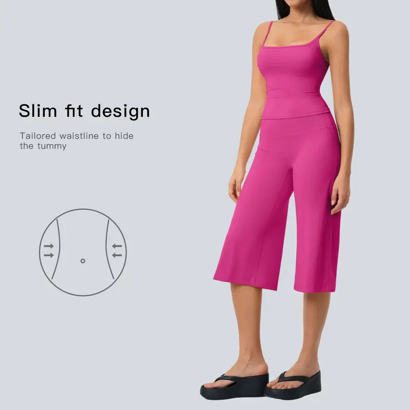 New Yoga Set: Camisole Top, High-Waisted Quick-Dry Casual Shorts, Running & Outdoor Yoga Outfit