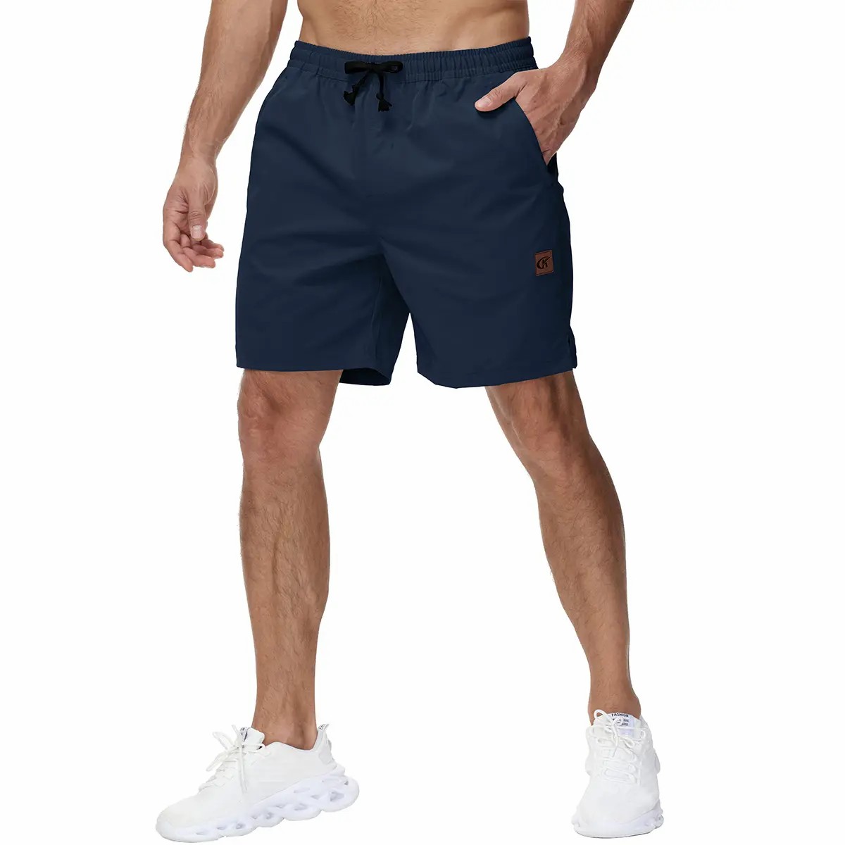 Men’s 7” Drawstring Stretch Shorts – Casual Summer Golf & Beach Shorts
