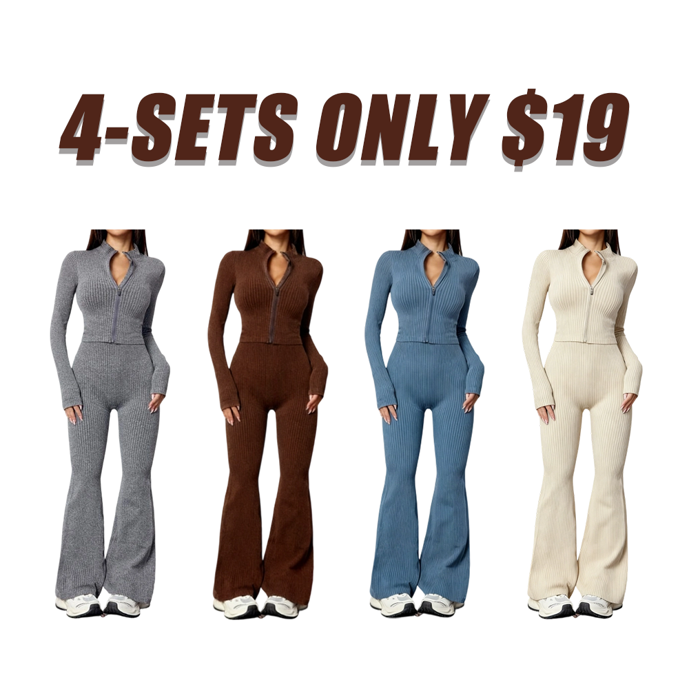 Women's Winter Knitted Two-Piece Set