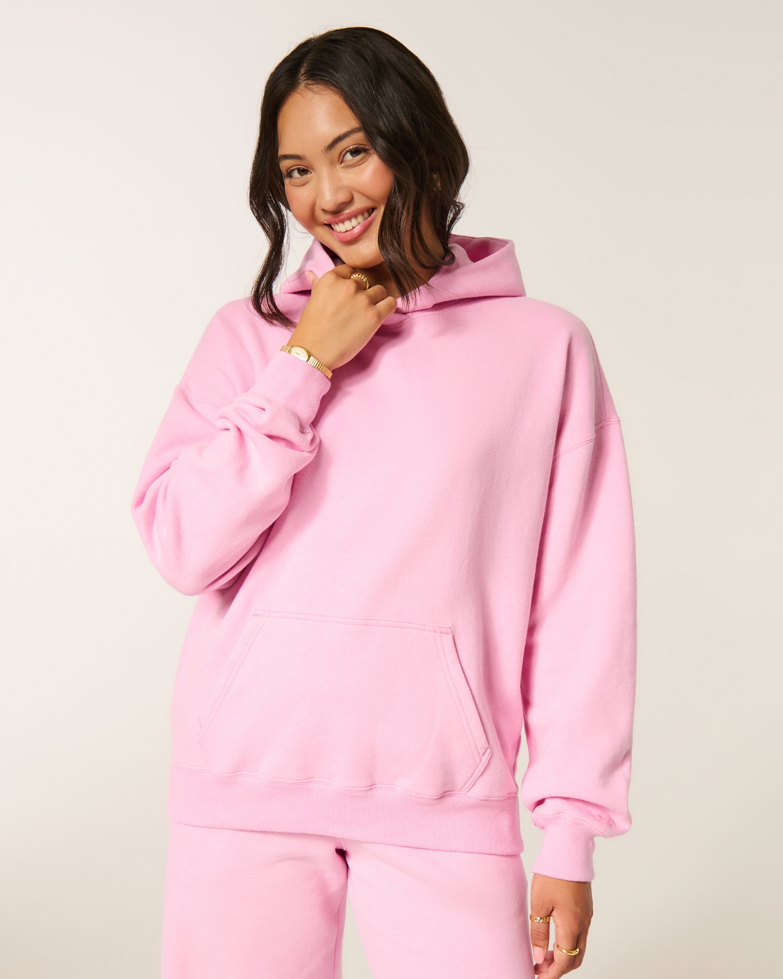 Hollister Feel Good Oversized Butterfly Graphic Hoodie
