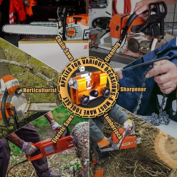 Chainsaw Chain Sharpening Jig