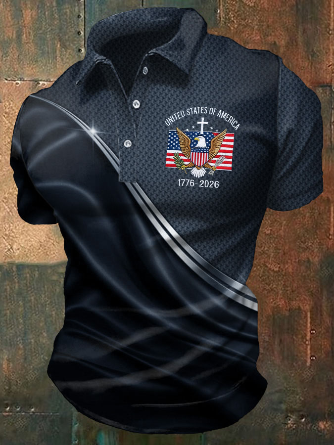 Men'S 250 Years Independence Day Polo Shirt