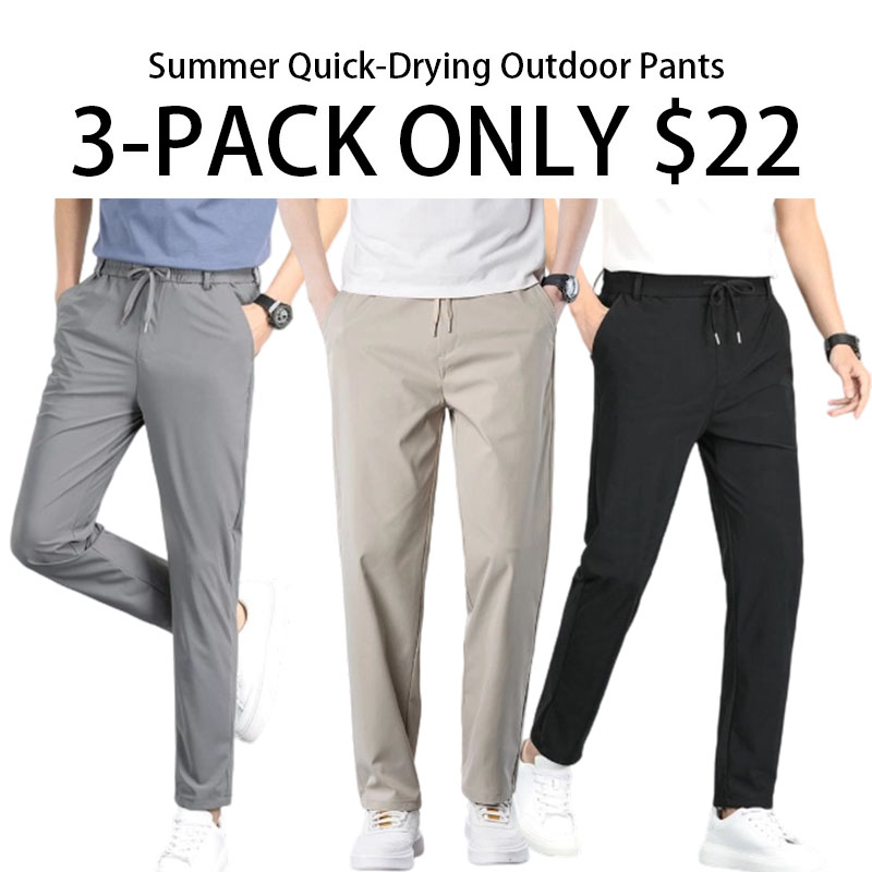 Men's Summer Outdoor Quick-Drying Pants - Lightweight and Breathable