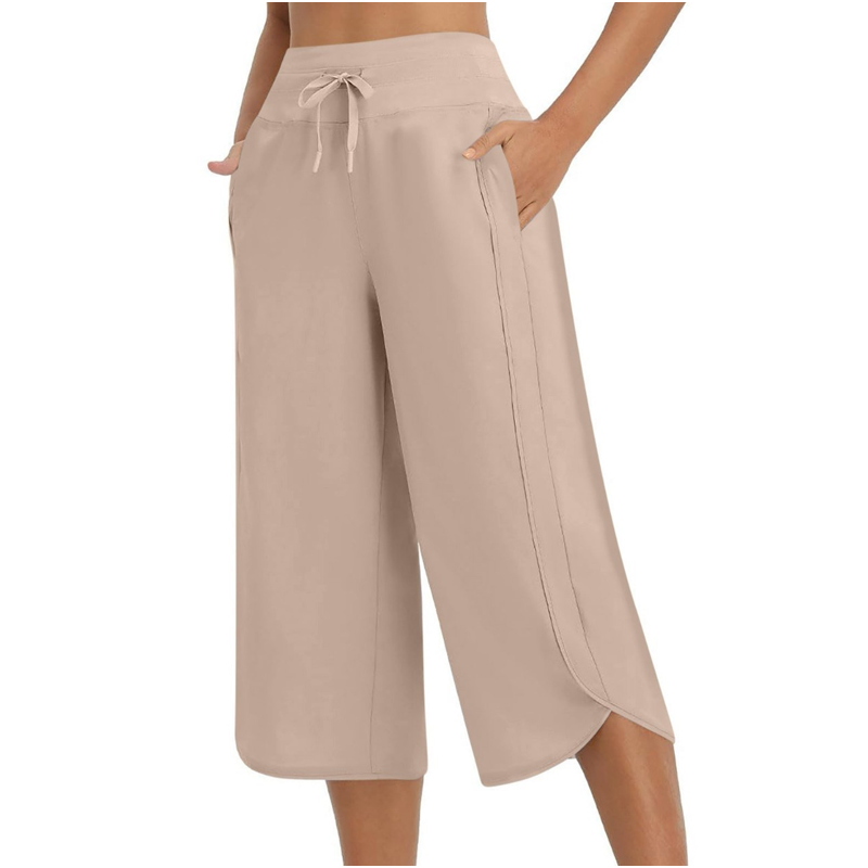 📢📢90% OFF !! ⏰Women's Casual Wide-Leg Capri Pants