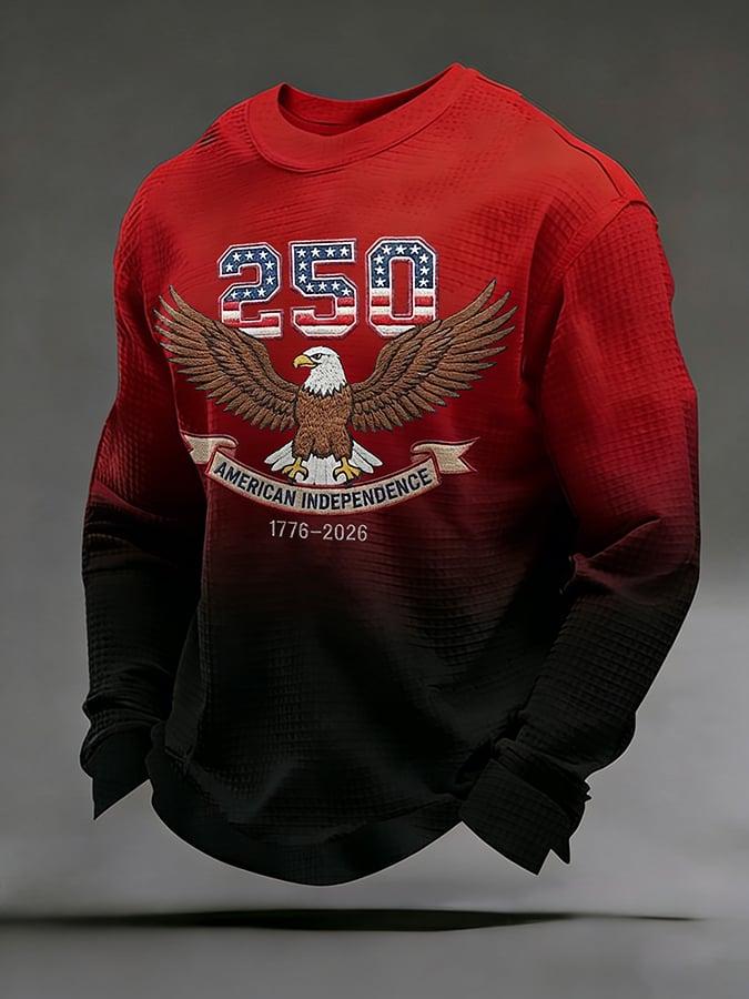 Men's 250th Anniversary Printed Waffle T-Shirt
