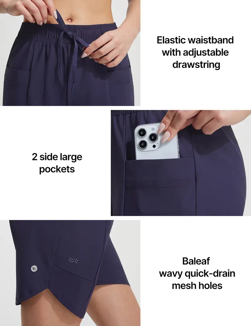 Women's 7-Inch High-Waisted Beach Swim/Athletic Shorts