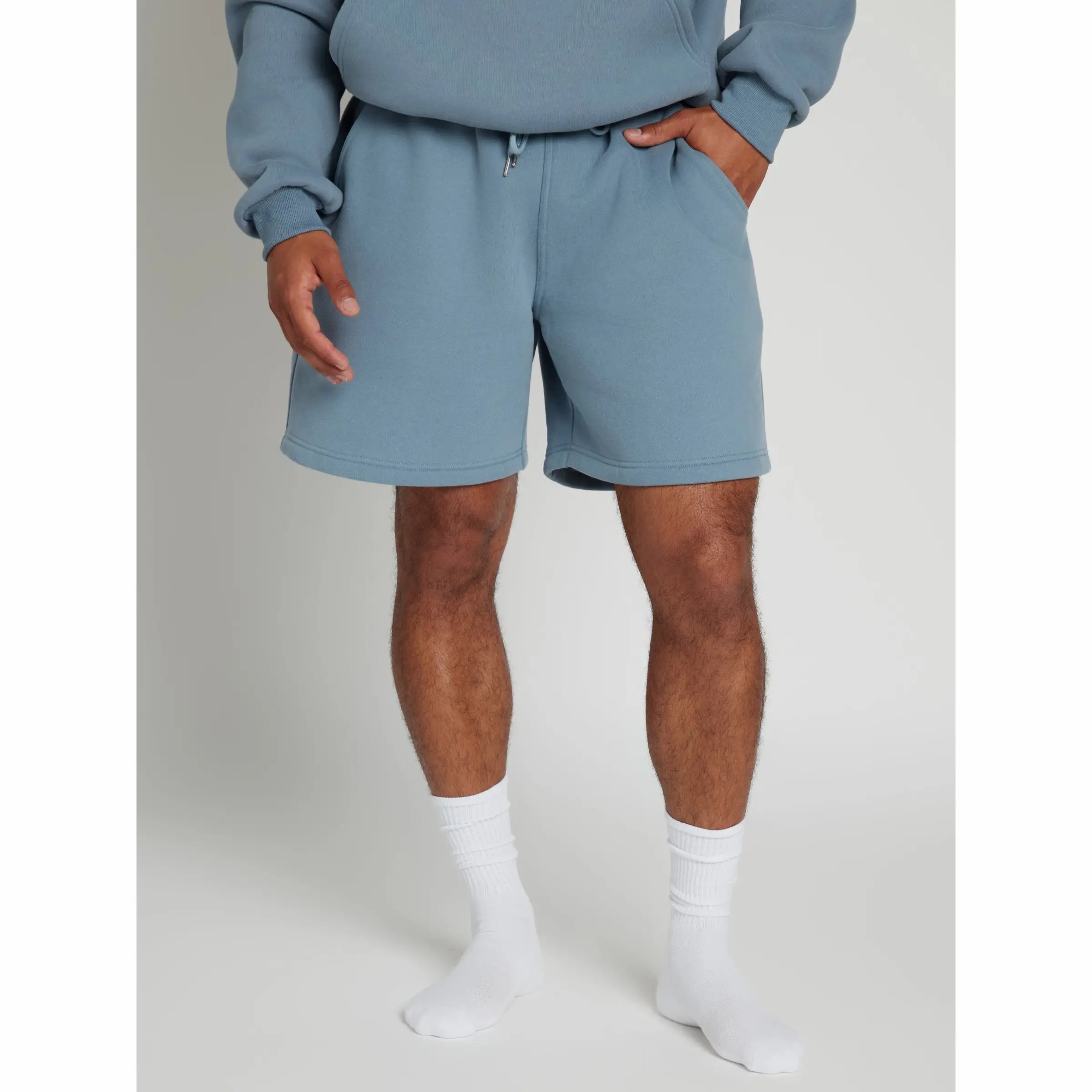 Unisex Basic Fleece Short – Cozy Lightweight Loungewear with Adjustable Drawstring Waist