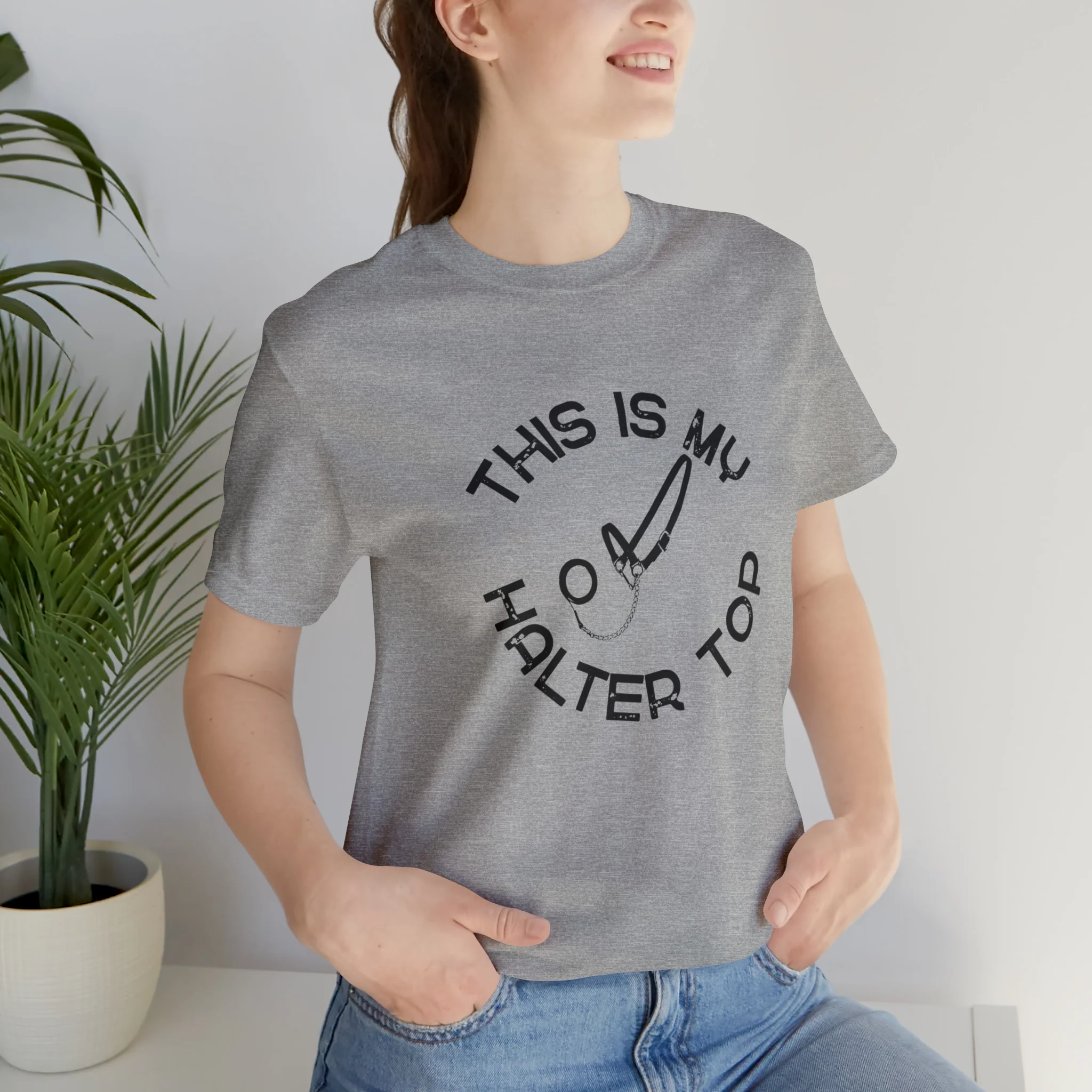 This is My Halter Top Unisex Jersey Short Sleeve Tee