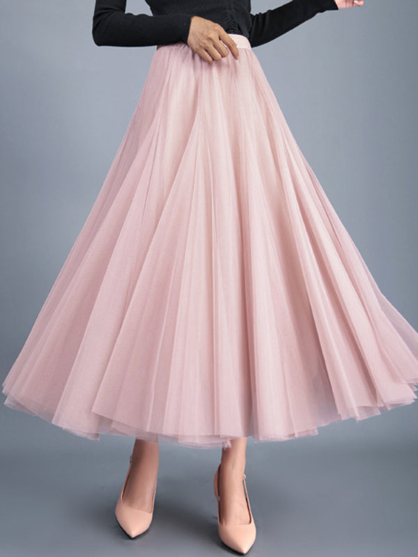 A-Line Skirt Midi Skirt