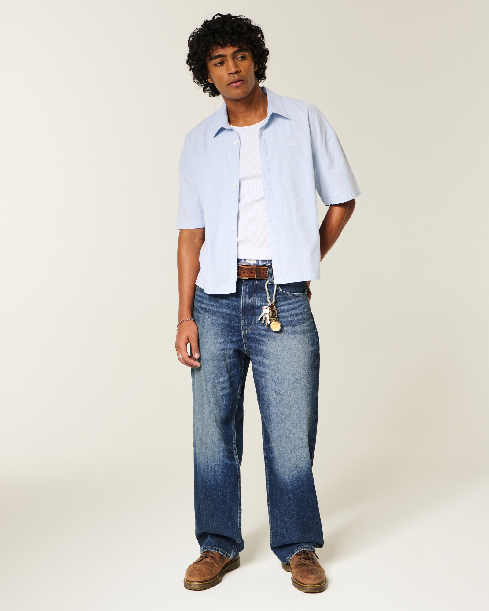 Grey Baggy Jeans