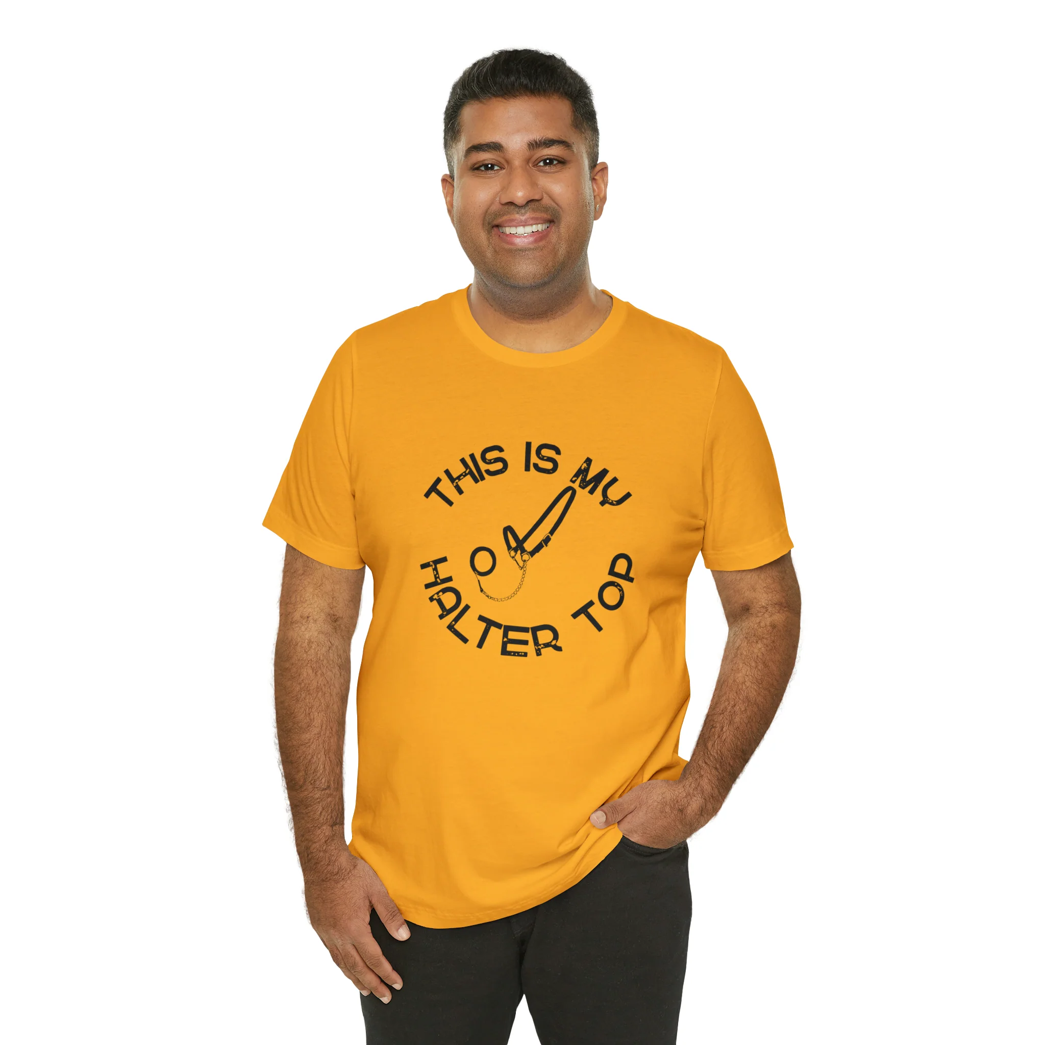 This is My Halter Top Unisex Jersey Short Sleeve Tee