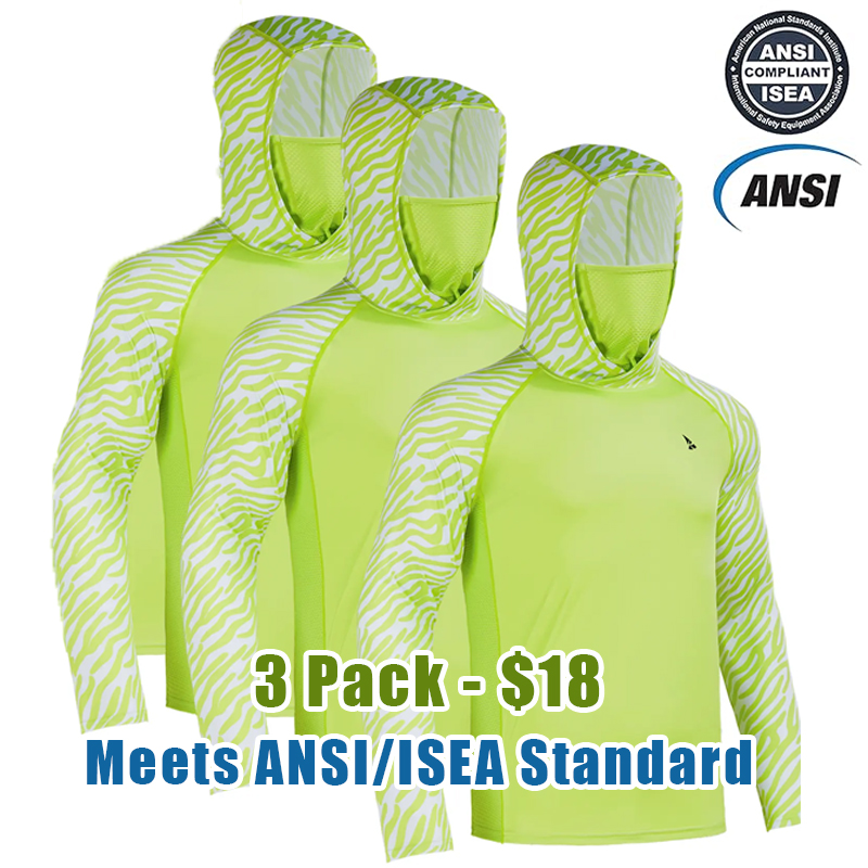 Men’s UPF 50+ Sun Protection Hoodie with UV Detection