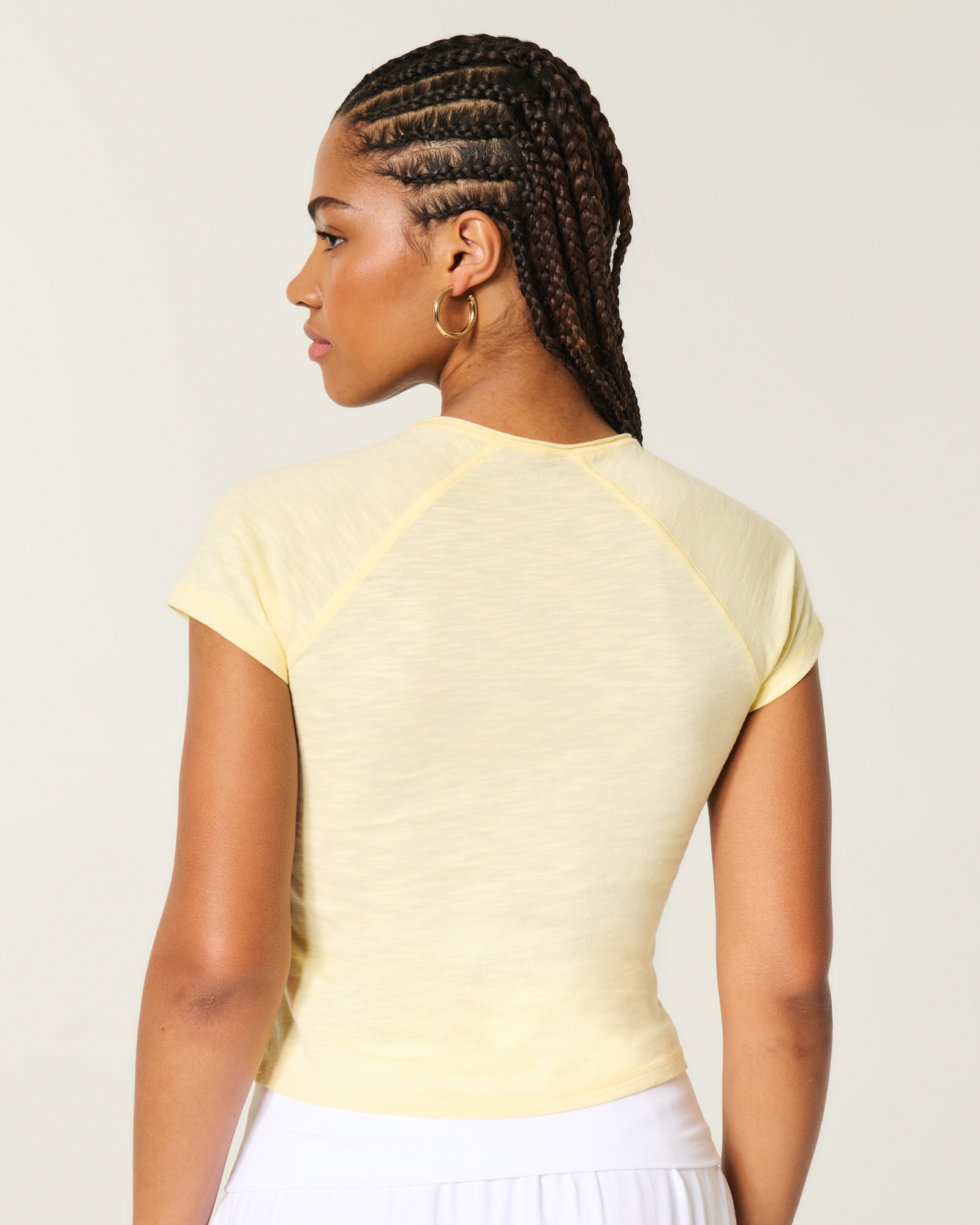 Spring Break Graphic Slub Baby Tee