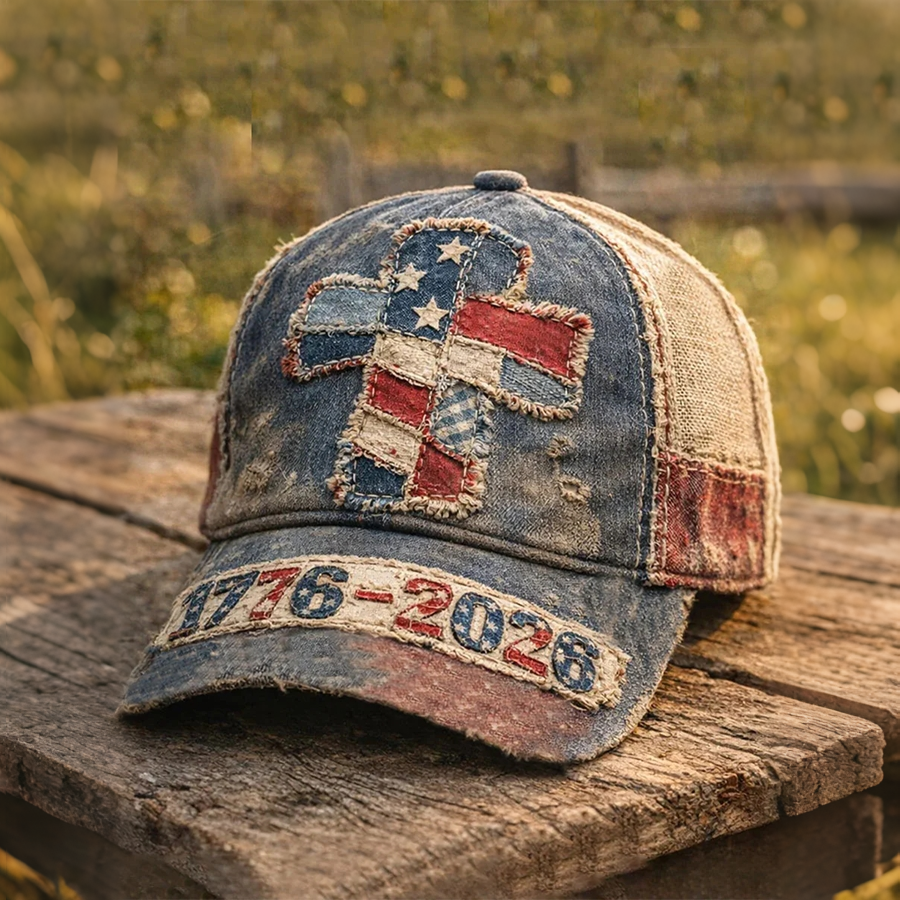 American Cross 1776-2026 Printed Casual Neutral Hat