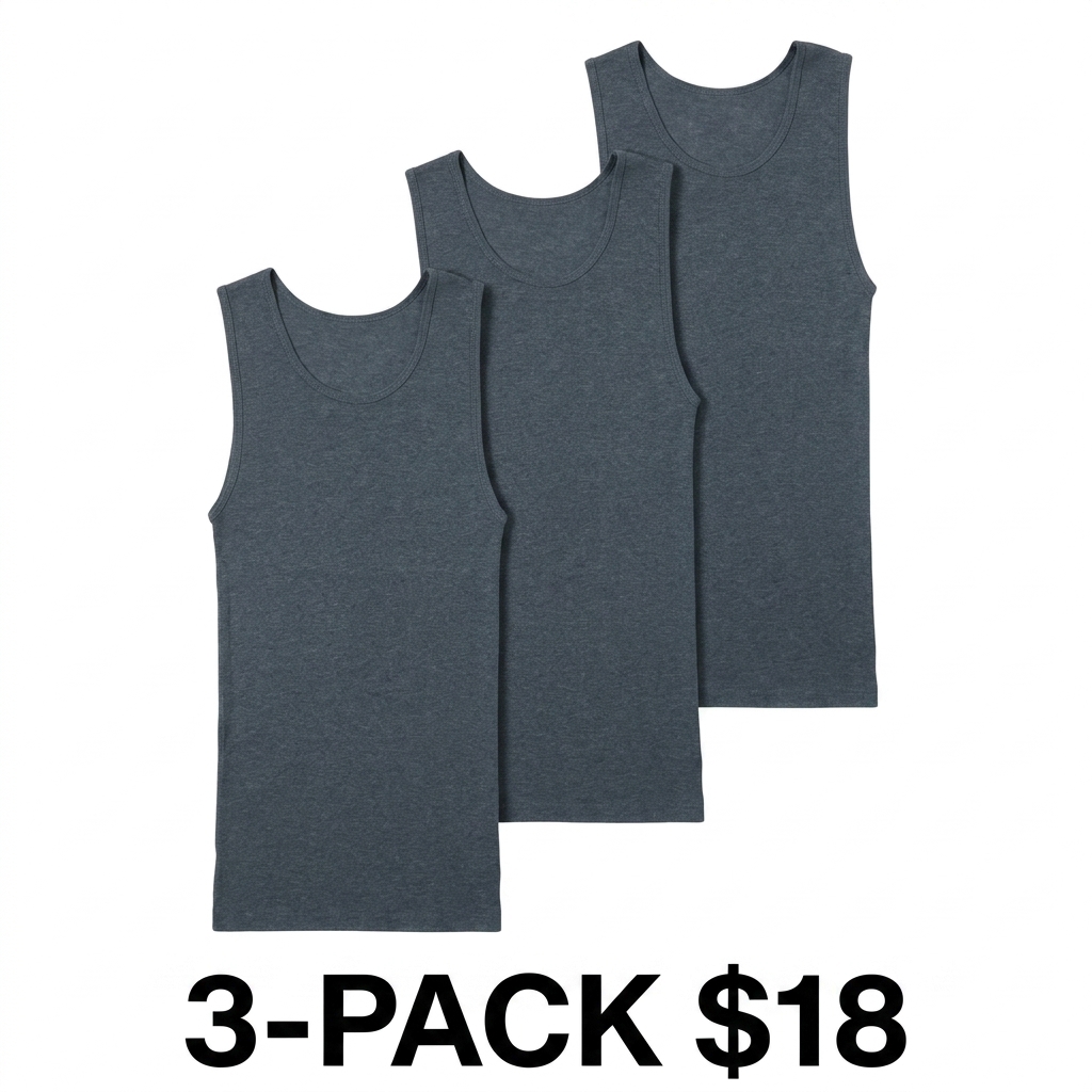Men's Premium Fitted Tank Top – Ultra-Soft Cotton Stretch