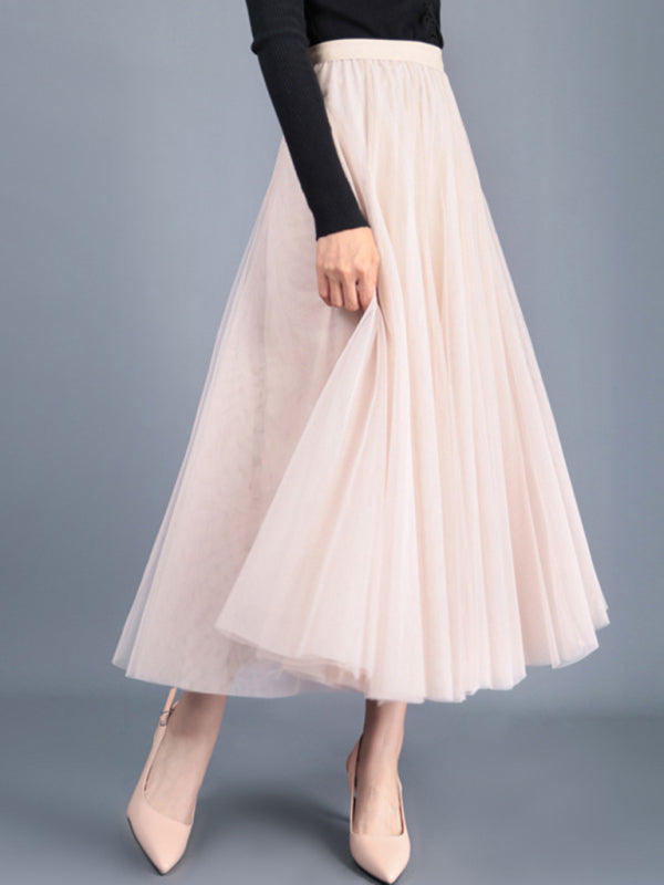 A-Line Skirt Midi Skirt
