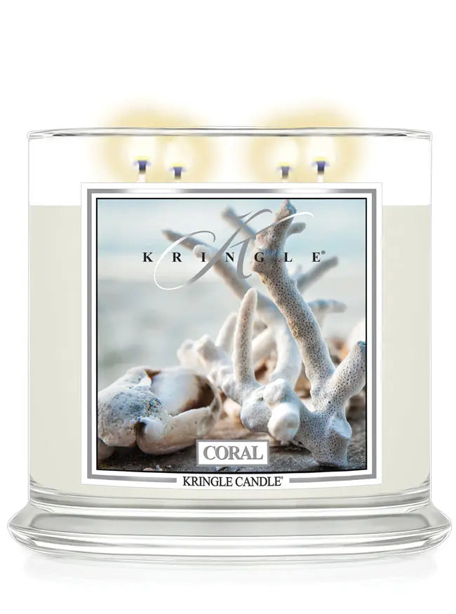 Coral XL Jar 4-Wick | Soy Candle