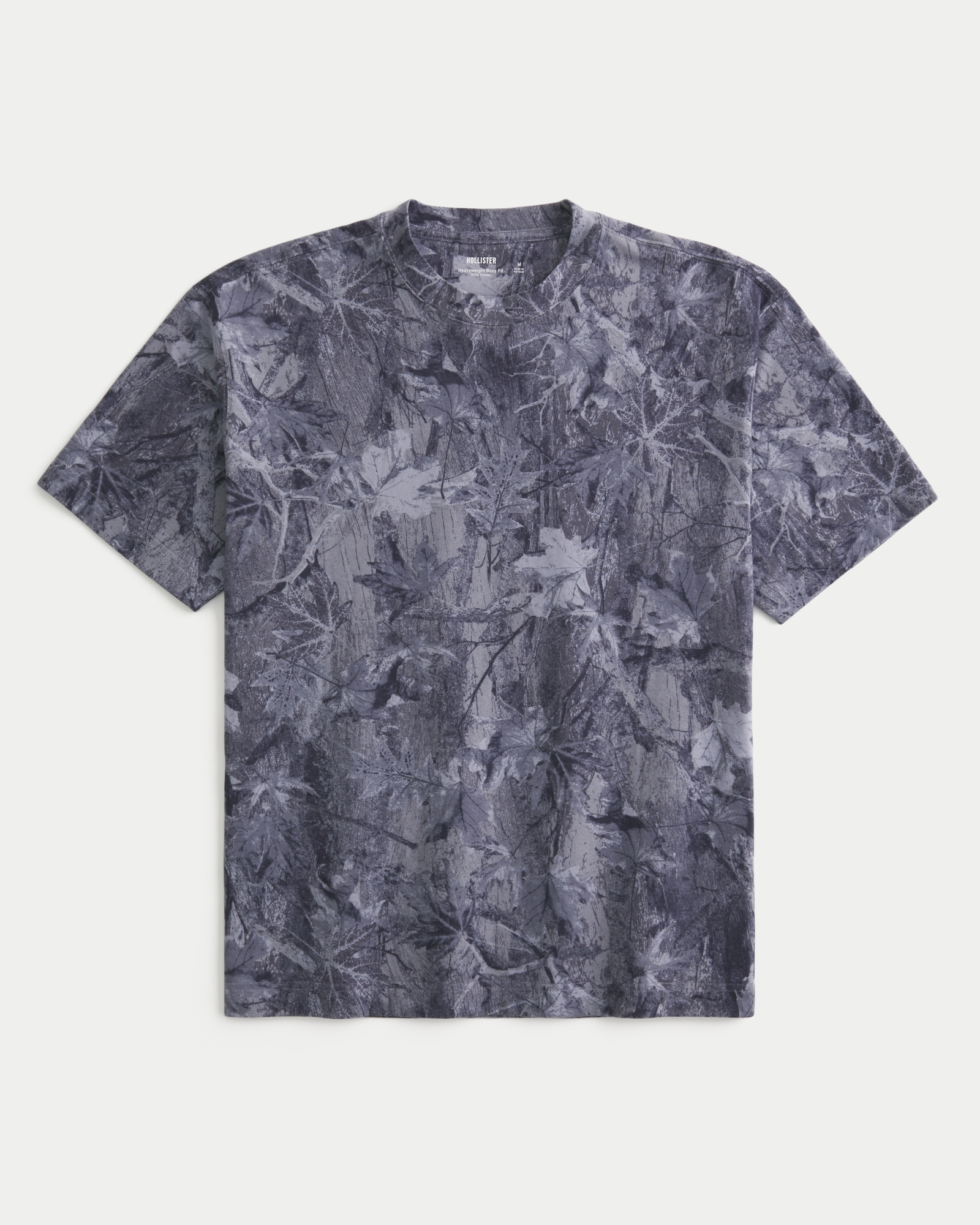 Boxy Heavyweight Washed Cotton Crew T-Shirt