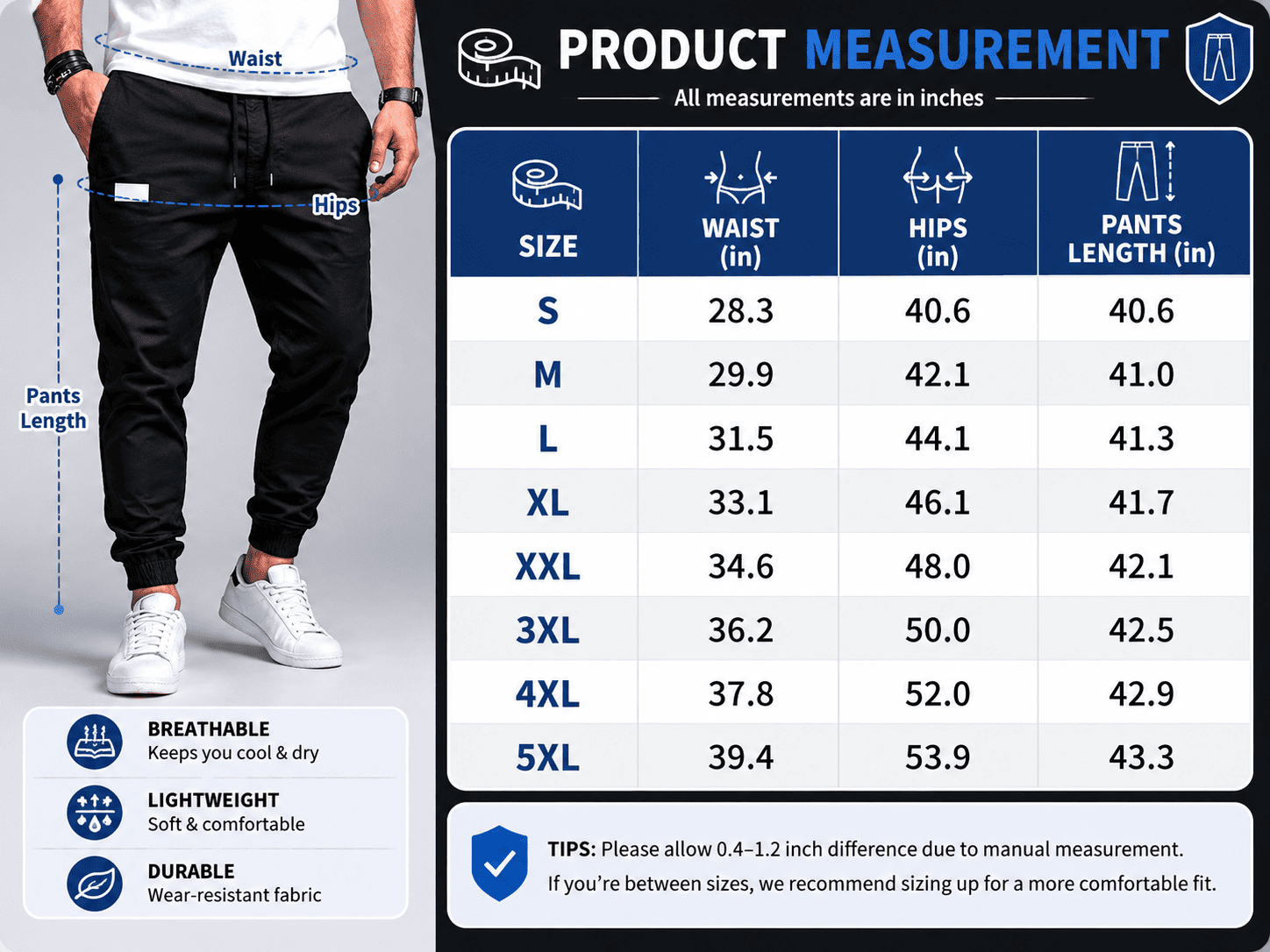 Men’s Casual Jogger Pants