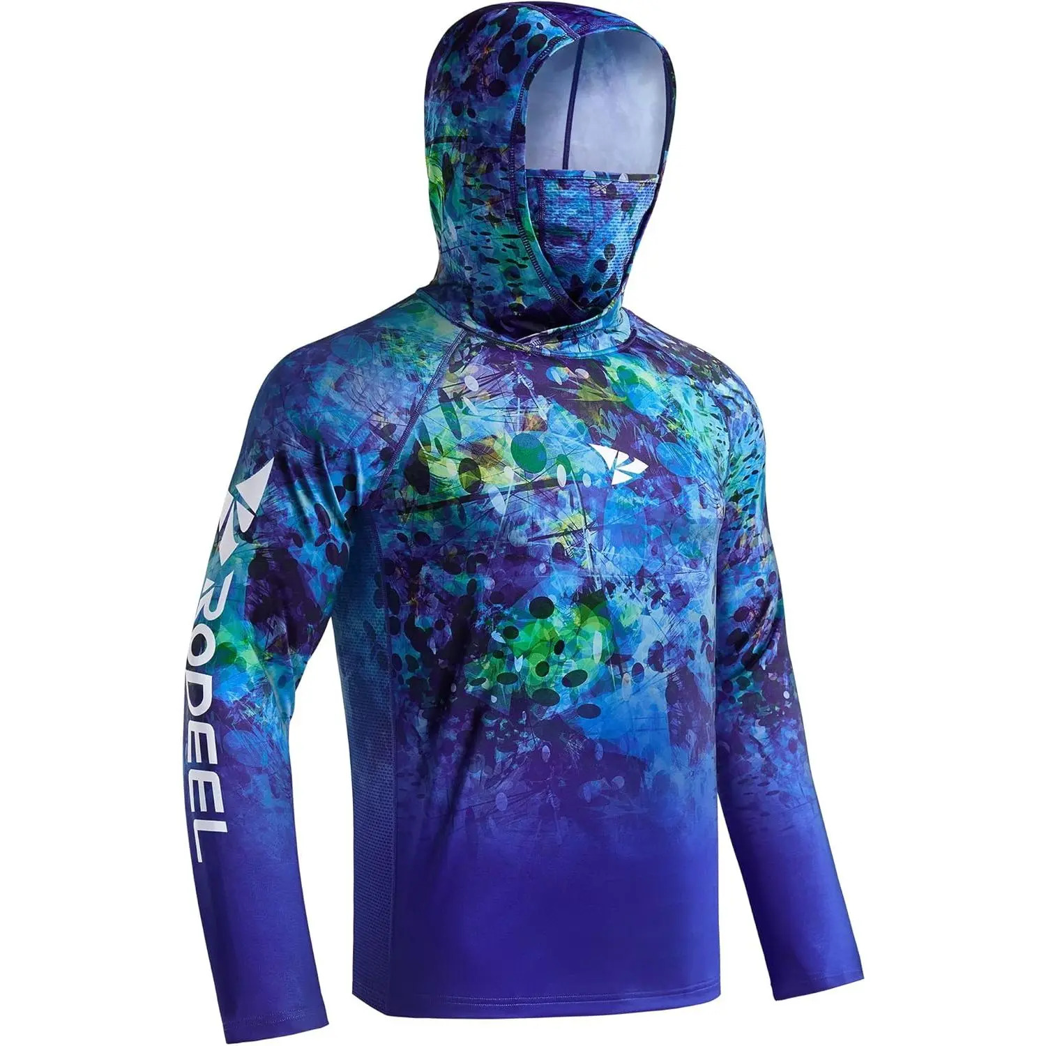 Men's Sun Protection Hoodie (with Face Mask/Neck Gaiter) — UPF 50+ UV Protection