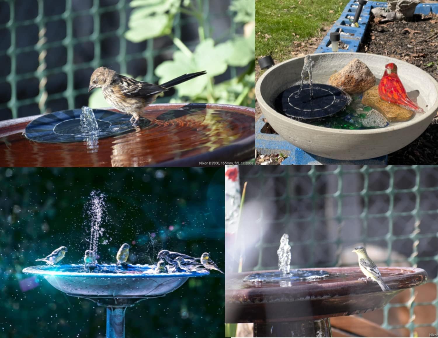 Solar Fountain,  Submersible Pump for Pond, Pool, Garden, Fish Tank