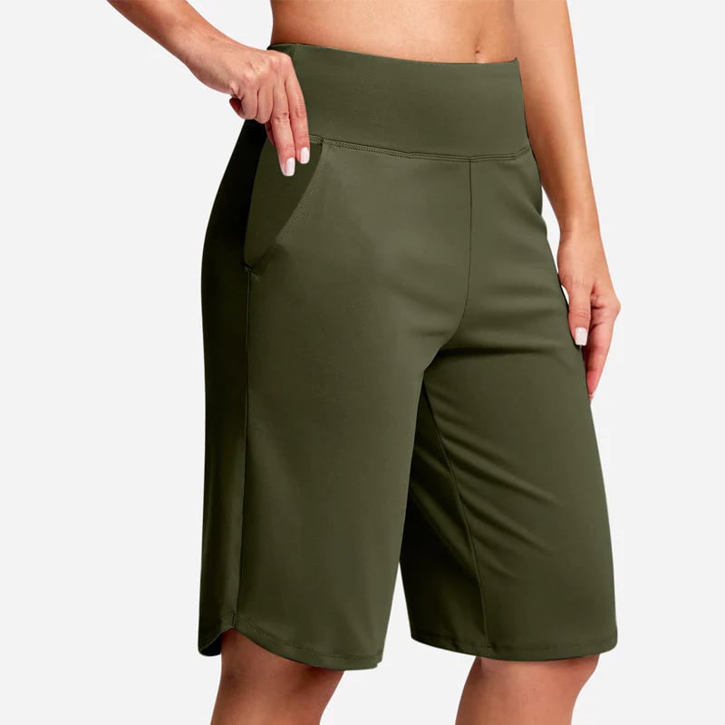 ⏰Hot sale 49% OFF🔥Women's High-Waist Yoga Shorts with Pockets