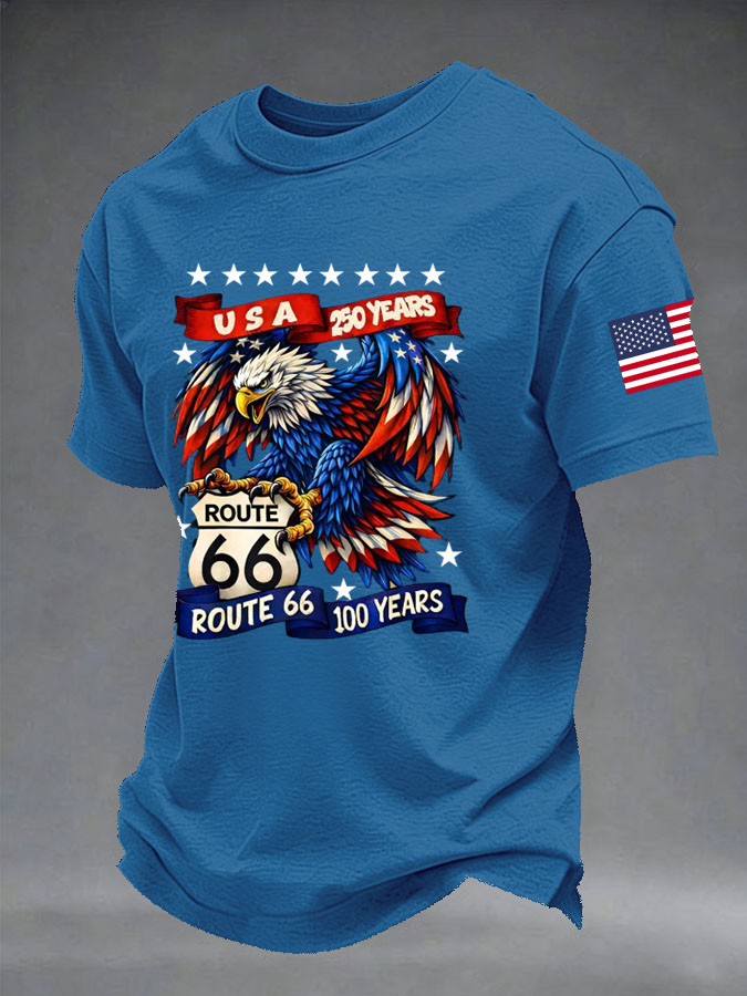 Men'S 250th Anniversary Retro Bald Eagle T-Shirt